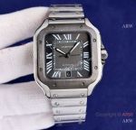 Swiss Copy Cartier Santos de Large 39.8mm Watch Stainless steel Smartlink Strap